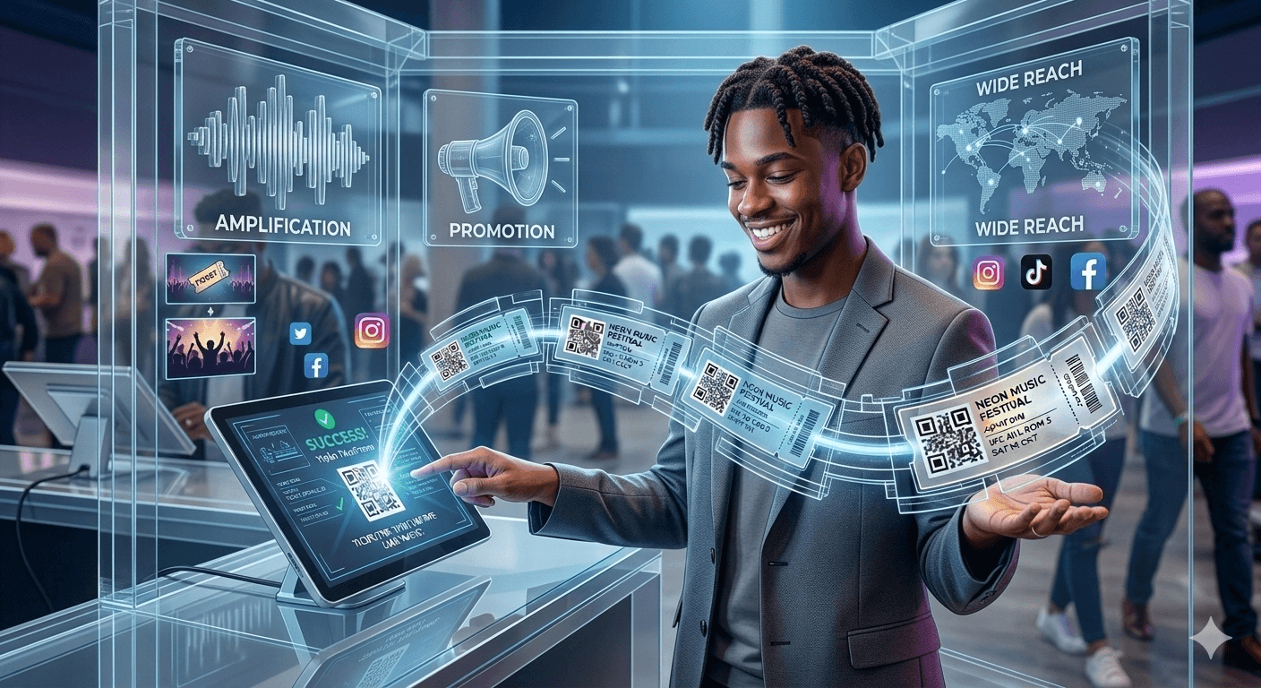 successfully buying tickets for event